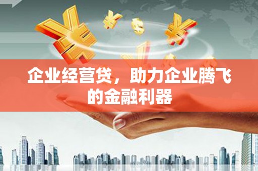 青羊企业经营贷，助力企业腾飞的金融利器