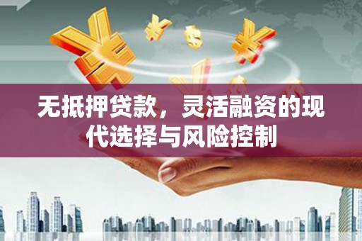 青羊无抵押贷款，灵活融资的现代选择与风险控制