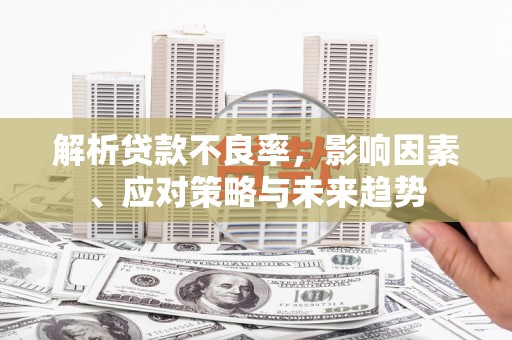 青羊解析贷款不良率，影响因素、应对策略与未来趋势