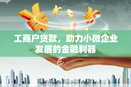 青羊工商户贷款，助力小微企业发展的金融利器