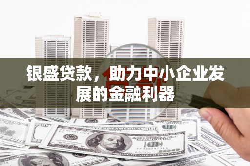 青羊银盛贷款，助力中小企业发展的金融利器
