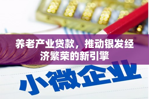 青羊养老产业贷款，推动银发经济繁荣的新引擎