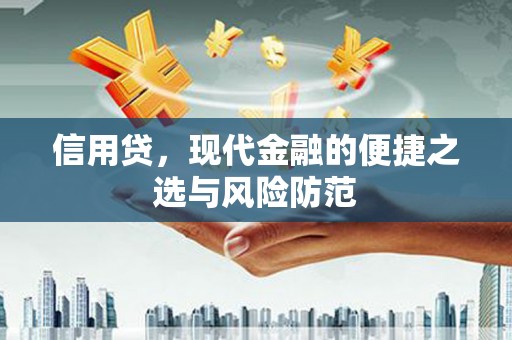 青羊信用贷，现代金融的便捷之选与风险防范