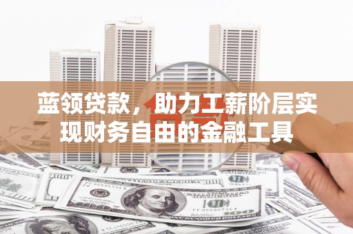 青羊蓝领贷款，助力工薪阶层实现财务自由的金融工具