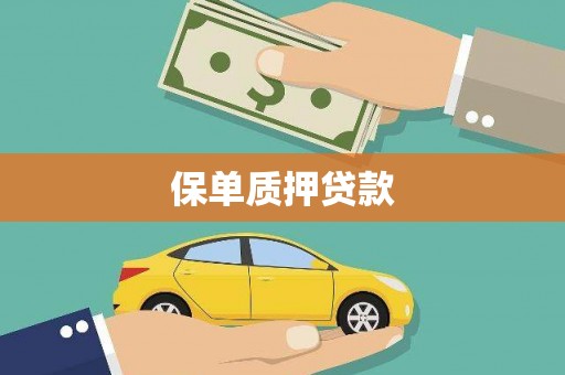 青羊保单质押贷款