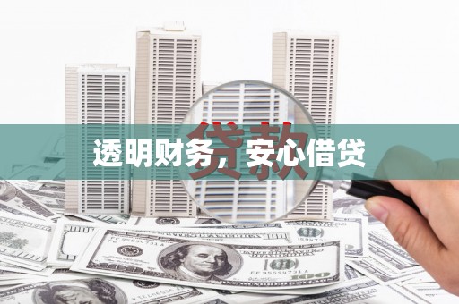 青羊透明财务，安心借贷