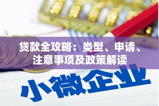 青羊贷款全攻略：类型、申请、注意事项及政策解读